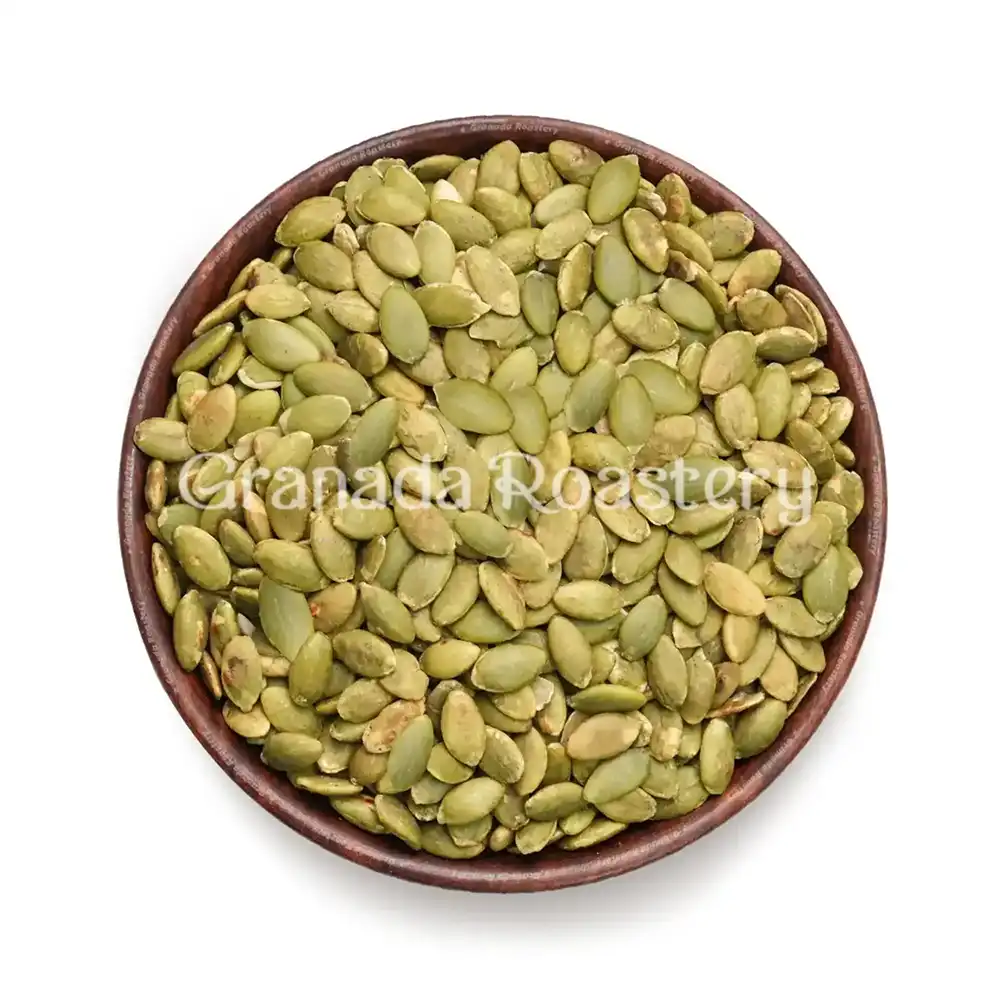 Roasted pumpkin seed hearts