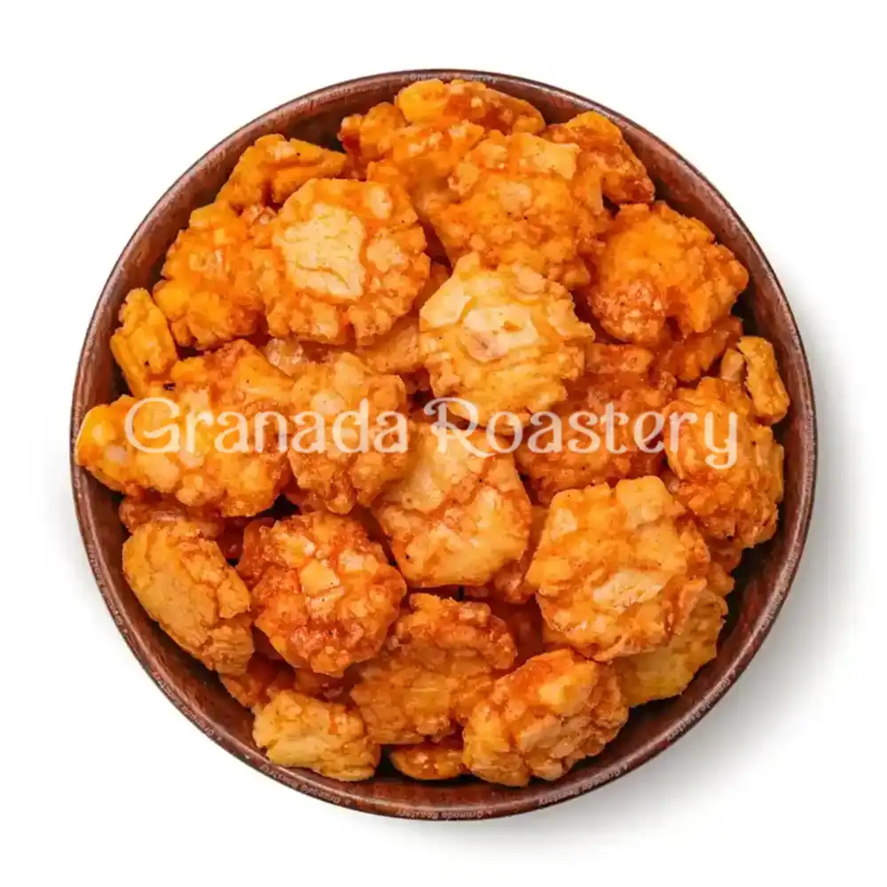 Spicy rice crackers