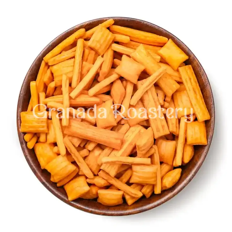 Mixed red crackers