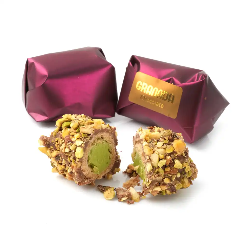 Crunchy pistachio chocolate