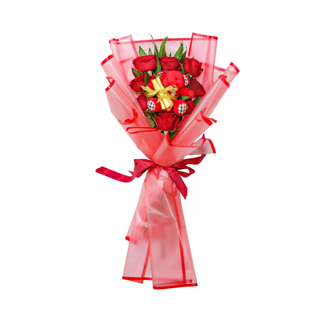 Natural rose bouquet - design 5