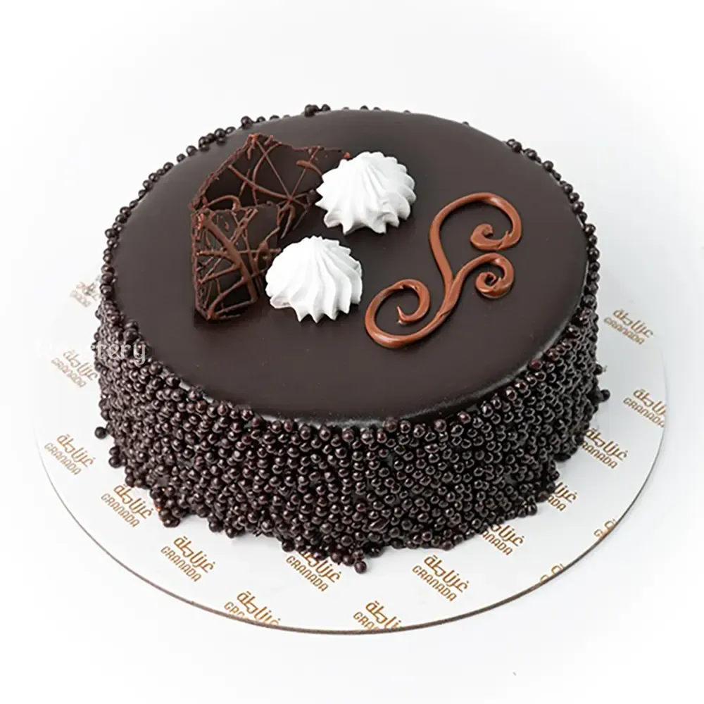 Medium dark chocolate cake