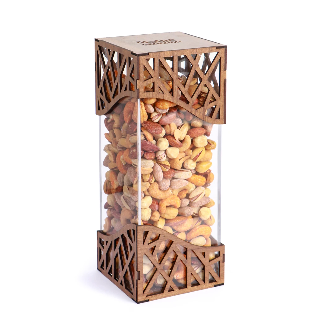 [1343] Special nuts box acrylic tower