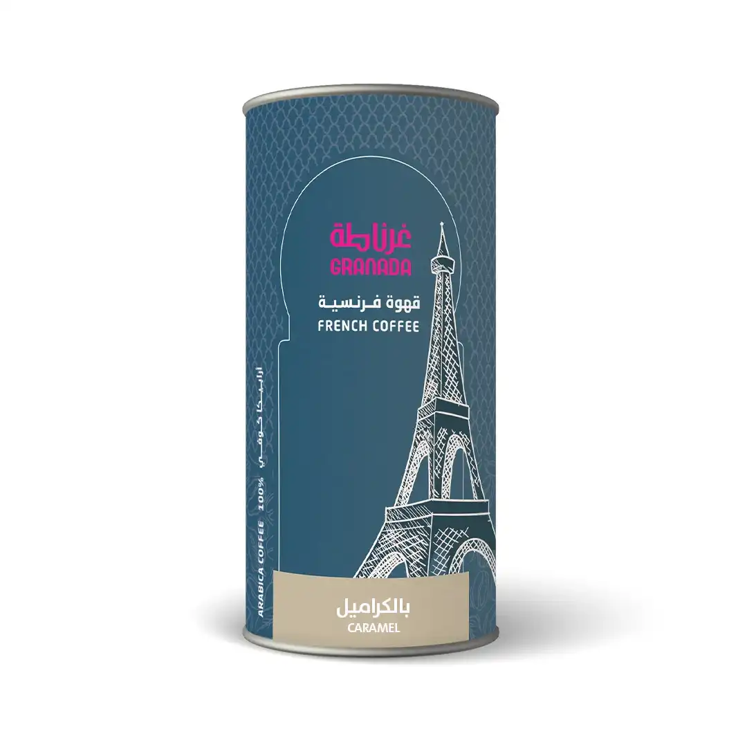 French coffee with caramel