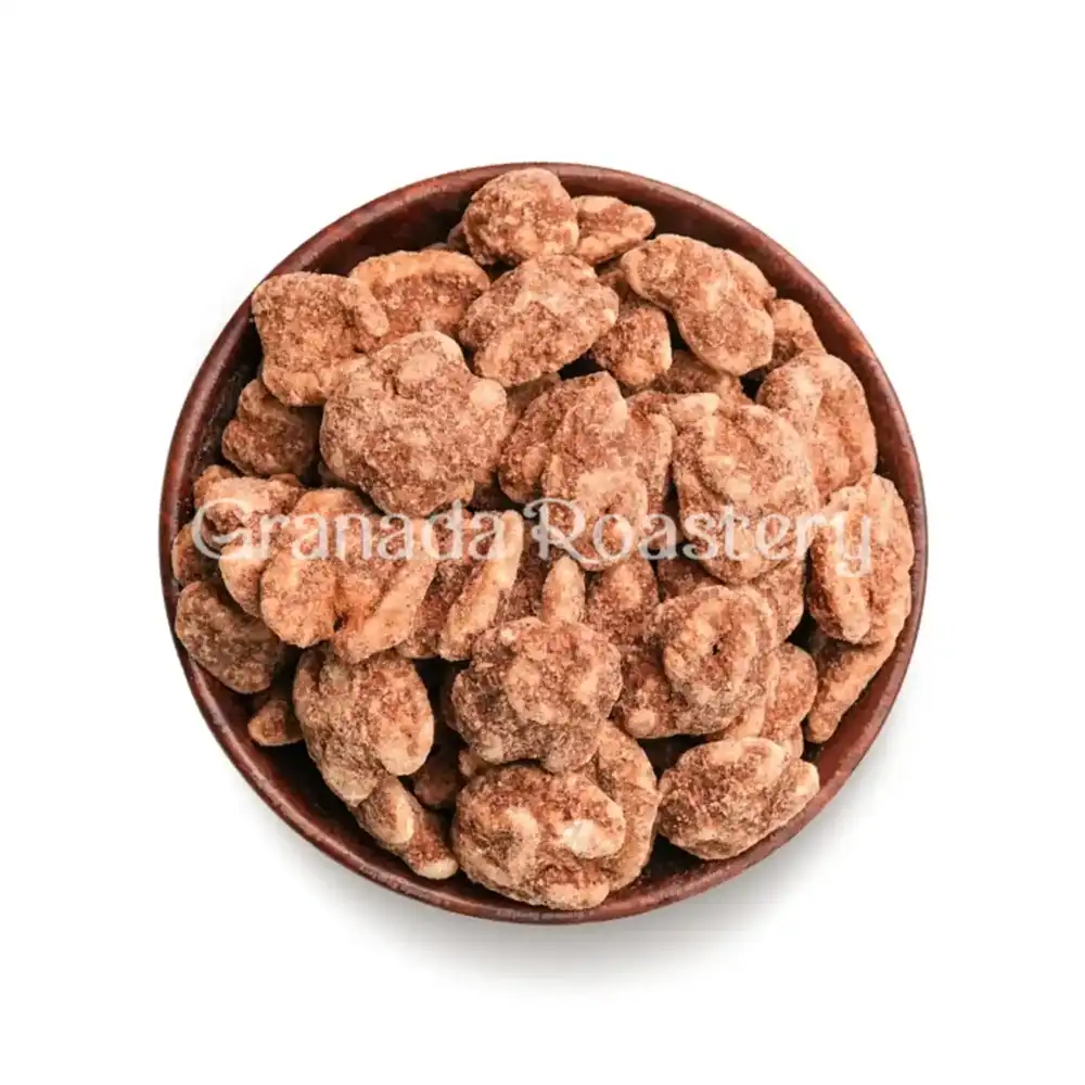 Walnuts with cinnamon and caramel