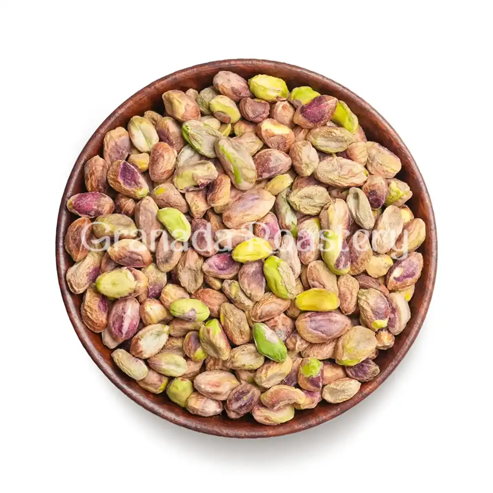 Raw peeled pistachios