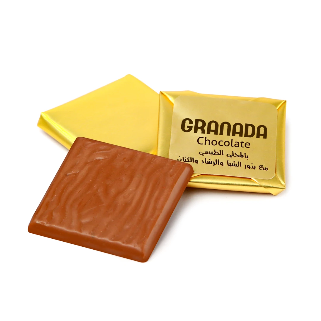 Chocolate with natural sweetener and healthy seeds
