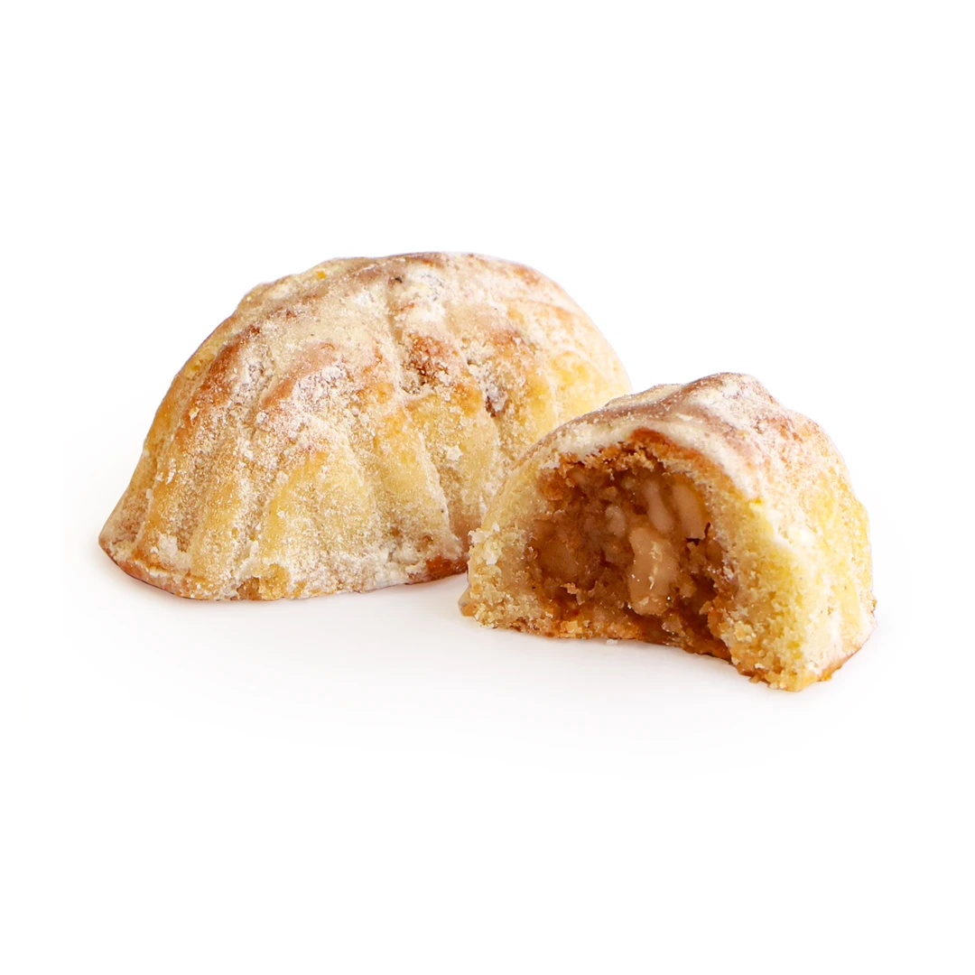 Walnut maamoul with semolina
