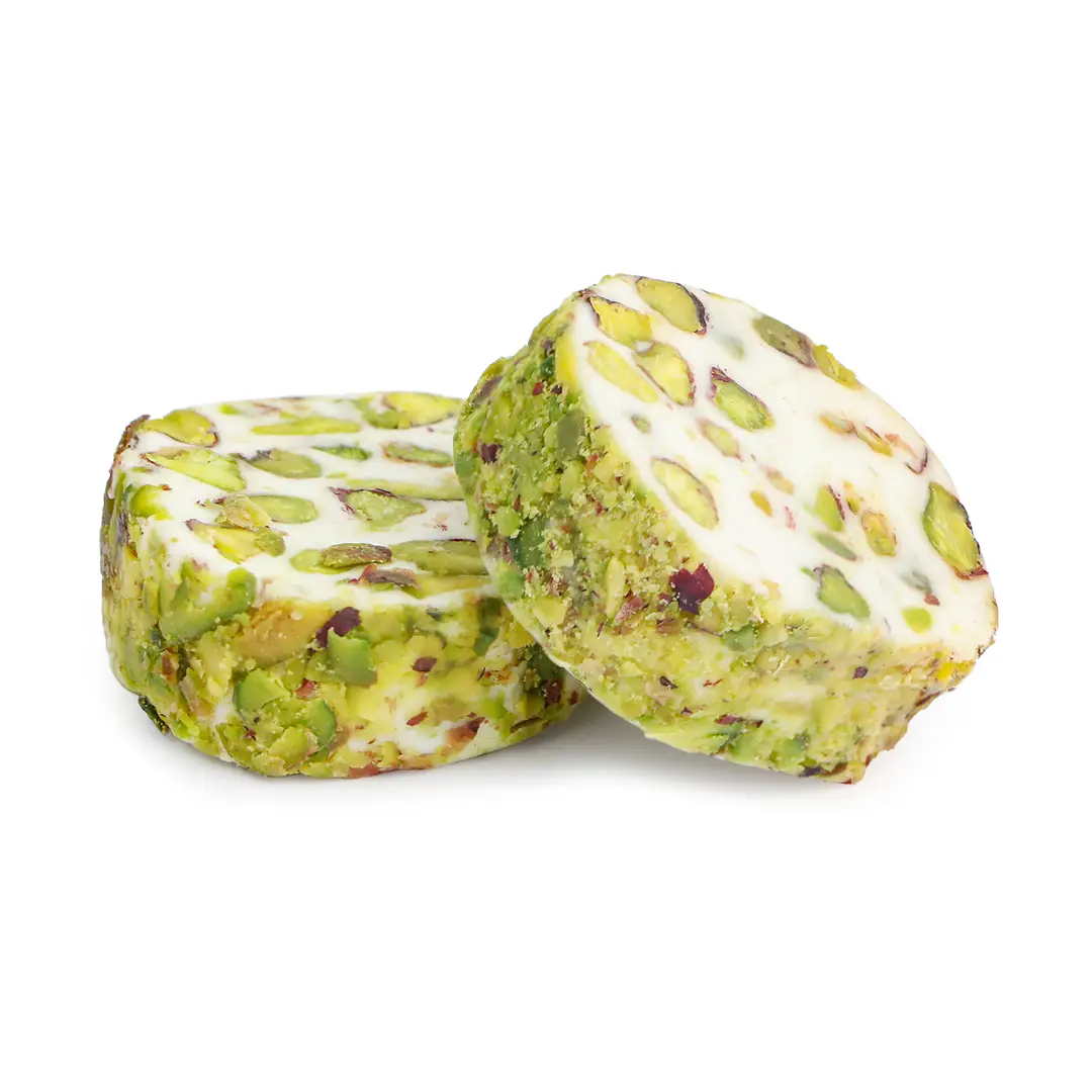 Extra white nougat pistachio