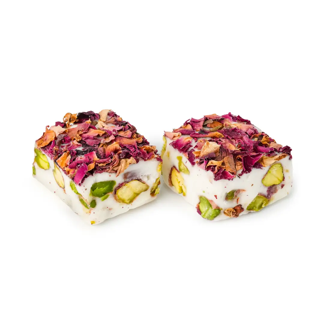Nougat wave rose square