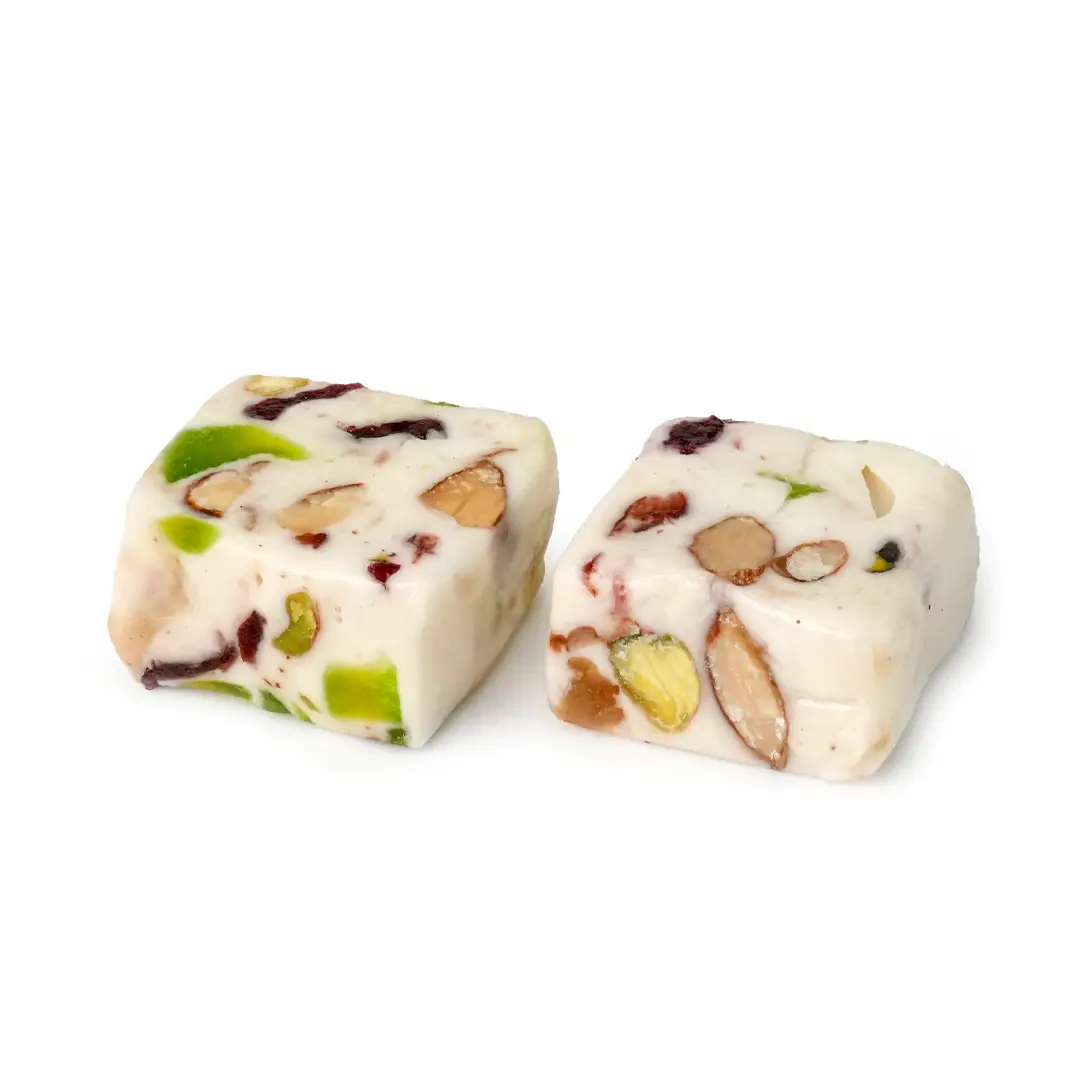 Mixed fruit nougat square