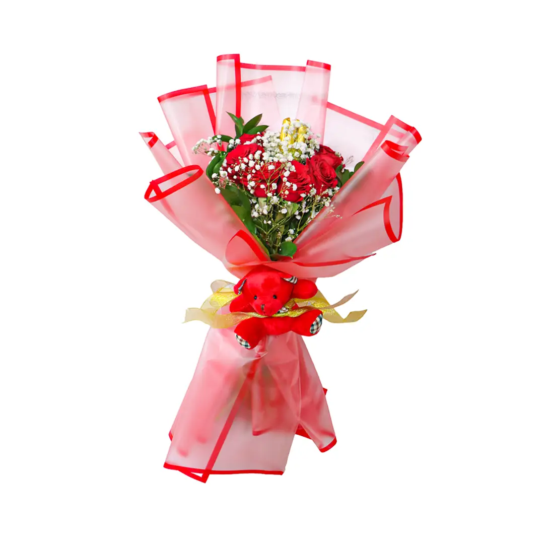 Natural rose bouquet - design 2