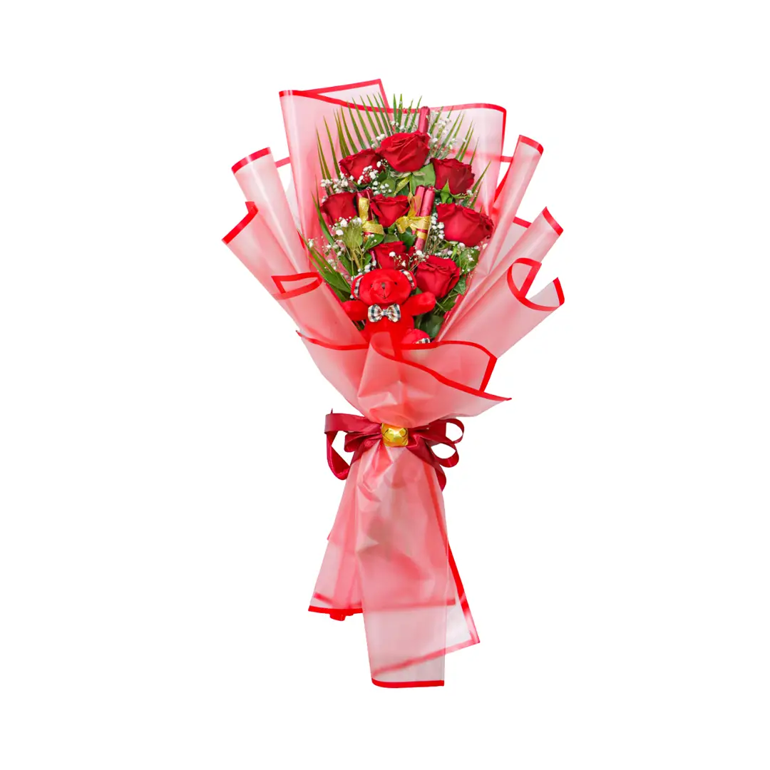 Natural rose bouquet - design 3
