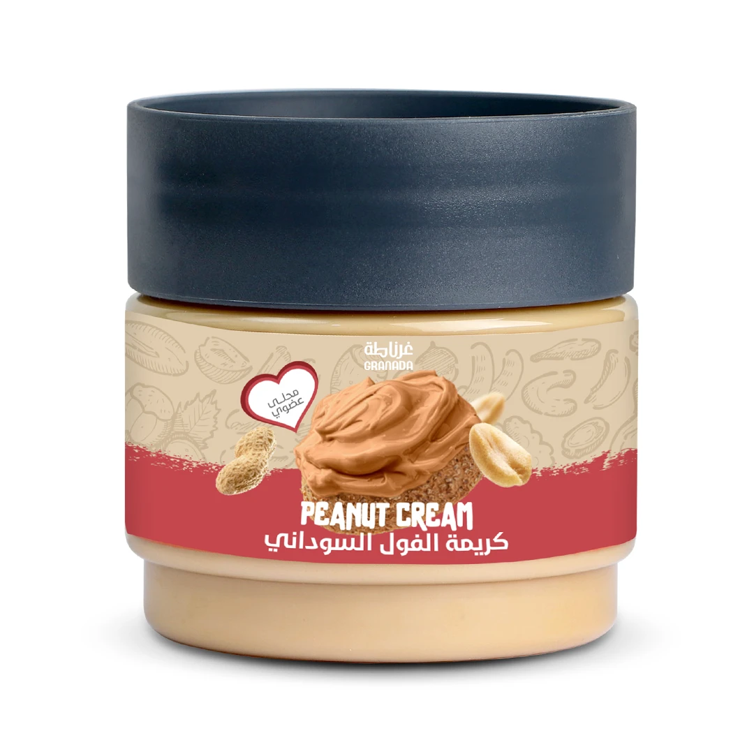 Peanut cream with natural sweetener