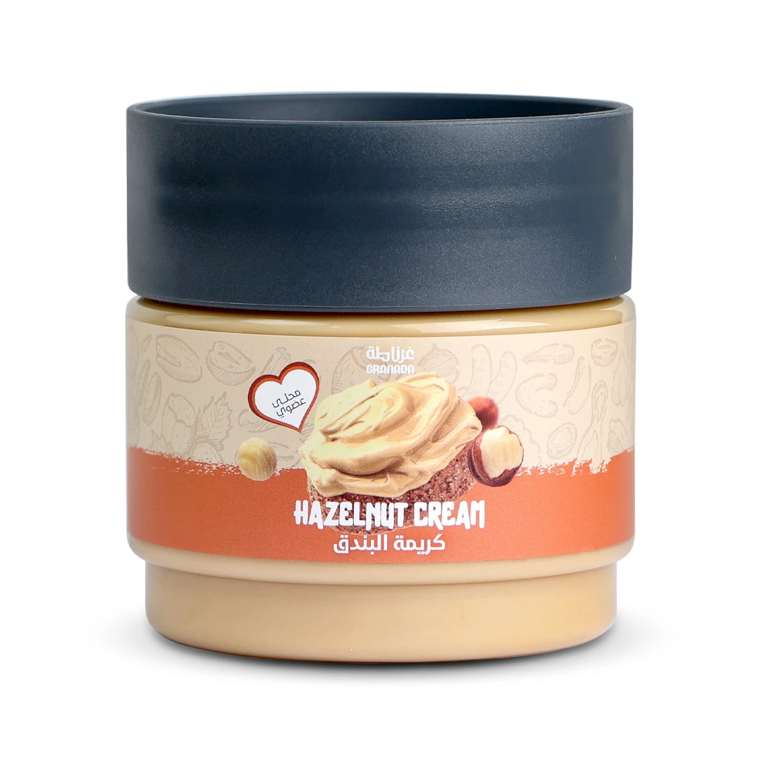 Hazelnut cream with natural sweetener
