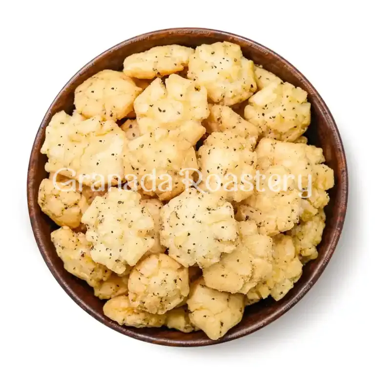 Black pepper crackers