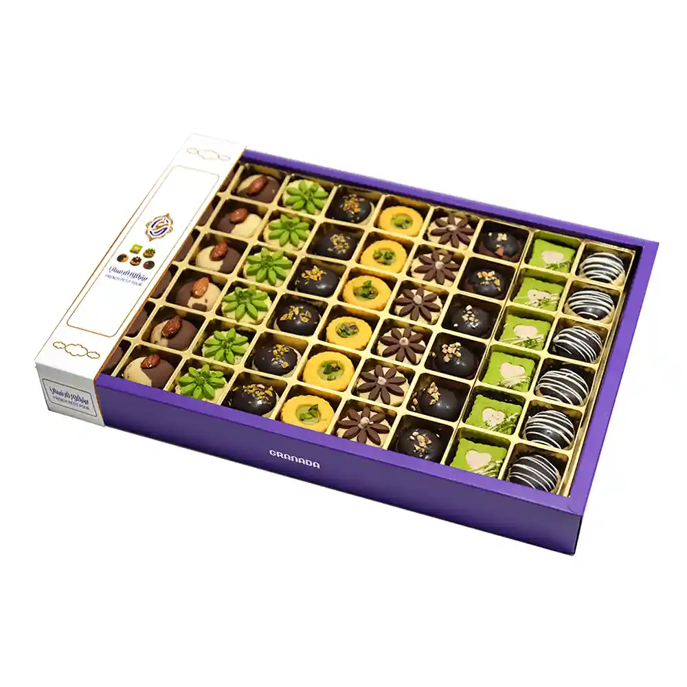 [4163] French petit four box