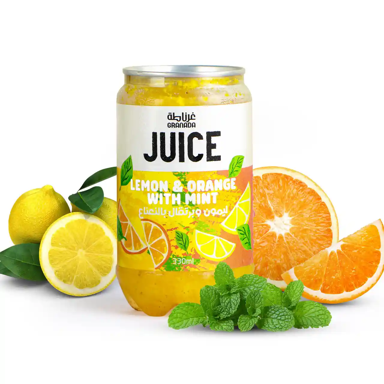 [4175] Granada lemon, orange and mint juices