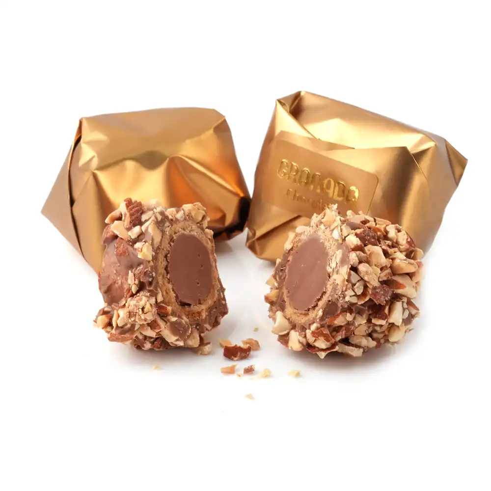 Crunchy almond chocolate