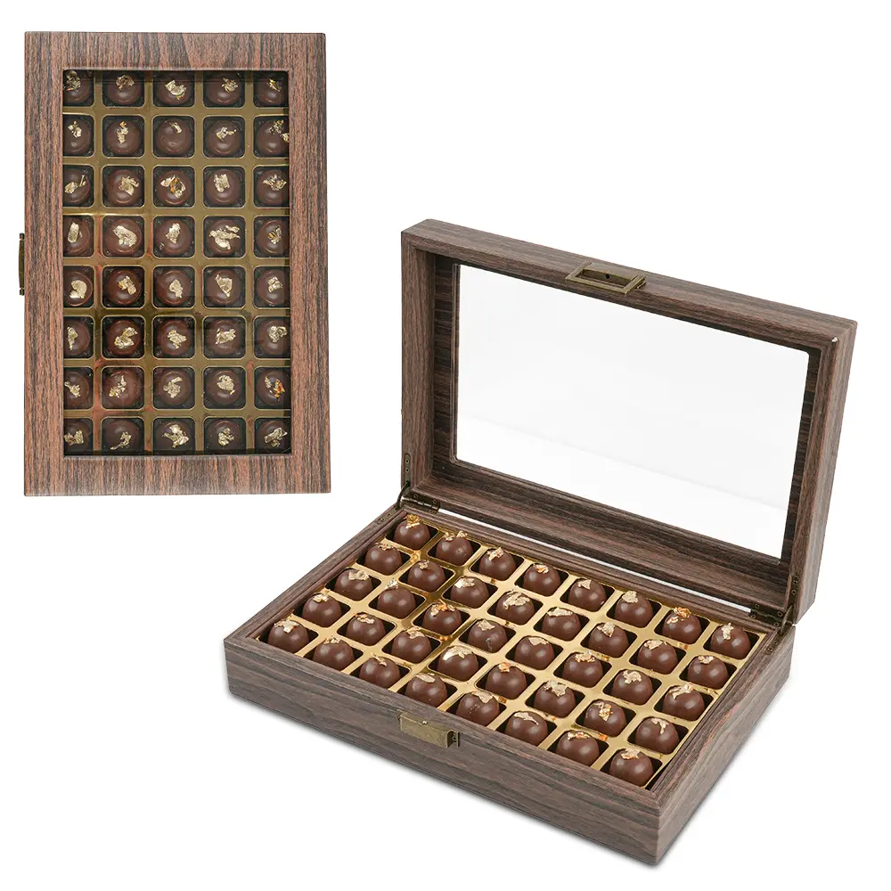 [267623] Trend chocolate box in gold