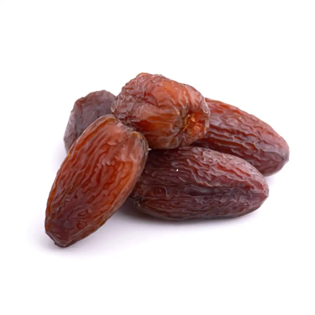 Plain medjool dates coated with seeds