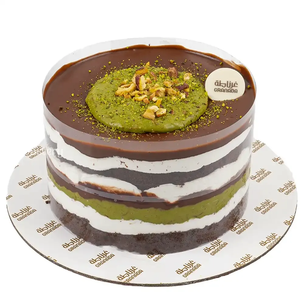 7 layers cake with chocolate