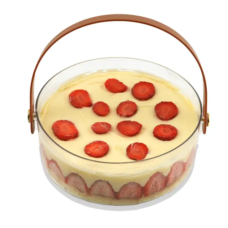 [270396] Strawberry and custard cake